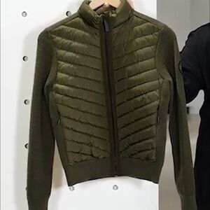 Canada Goose Olive Green Puffer Jacket - Black Label